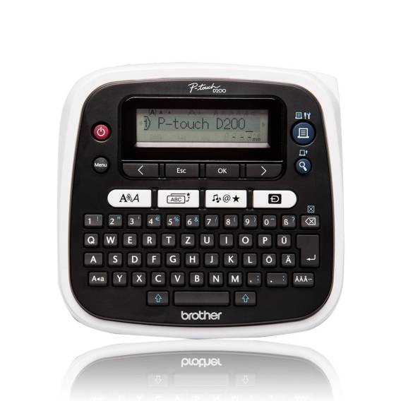 Obrázok pre Brother PT-D200BWVP tiskárna štítků Tepelný přenos 180 x 180 DPI 20 mm/s TZe