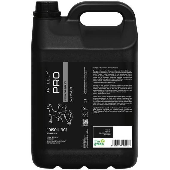 Obrázok pre DR LUCY - PRO DISOILING 5 L - ODMAŠŤOVACÍ ŠAMPON PRO PSY