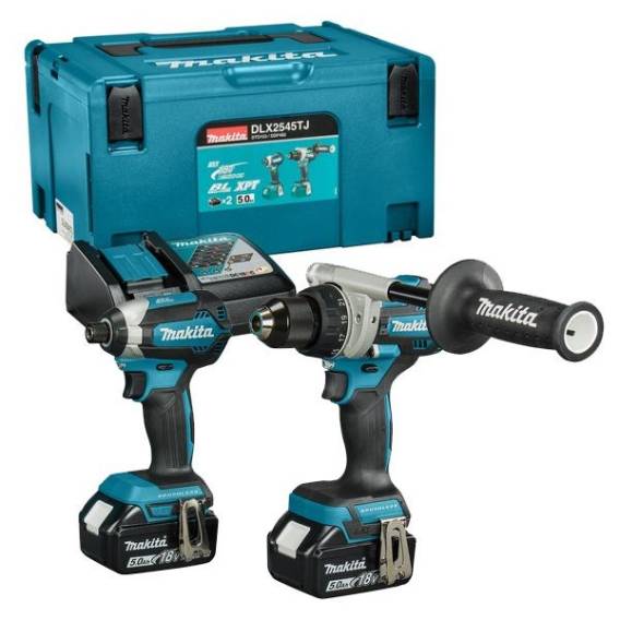 Obrázok pre MAKITA ZESTAW COMBO 18V DLX2544TJ (DDF492 , DTD153) 2x5,0Ah MP