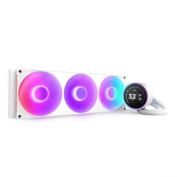 Obrázok pre NZXT Kraken Elite 420 RGB Procesor Kapalinový chladič typu vše v jednom 14 cm Bílá 1 kusů