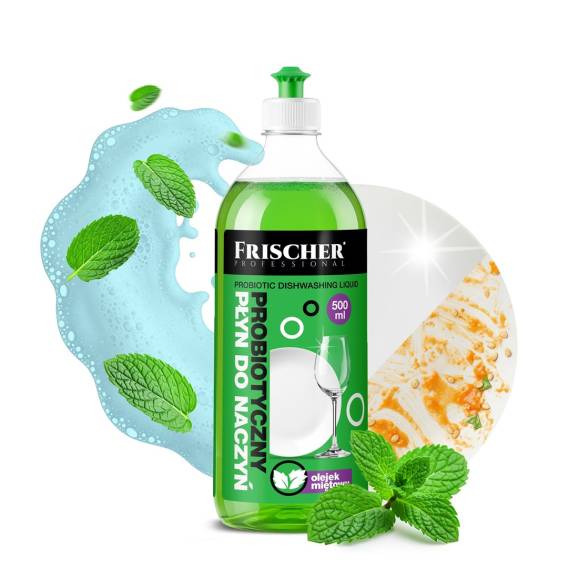 Obrázok pre Frischer mycí prostředek na nádobí s mátovým olejem 500 ml