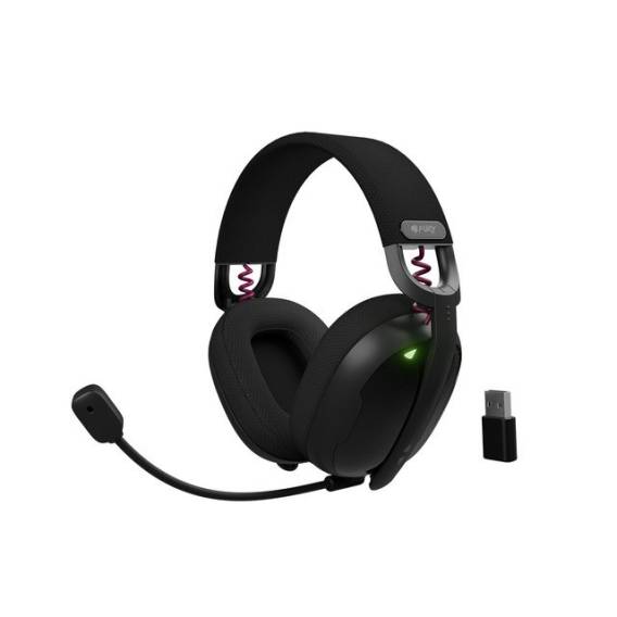 Obrázok pre NÁHLAVNÍ SLUCHÁTKA FURY FUKIYA F6 S MIKROFONEM BEZDRÁTOVÁ ČERNÁ