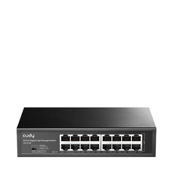 Obrázok pre Switch CUDY GS1016E 16portový Gigabit Light