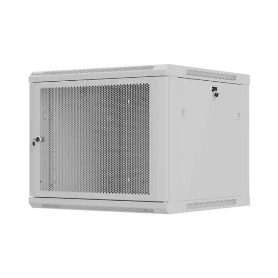 Obrázok pre Nástěnný rackový rozvaděč 19" 9U 600x600 šedý perforované dveře Lanberg (flat pack)