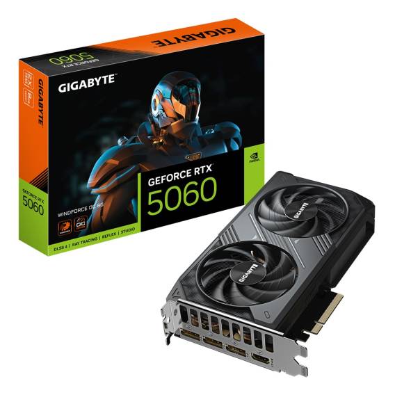 Obrázok pre GIGABYTE GeForce RTX 5060 WINDFORCE OC 8G NVIDIA 8 GB GDDR7