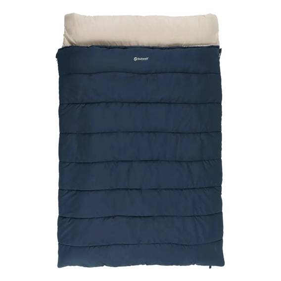 Obrázok pre Outwell Contour Lux Double Dospělý Hranatý spacák Polyester Modrá