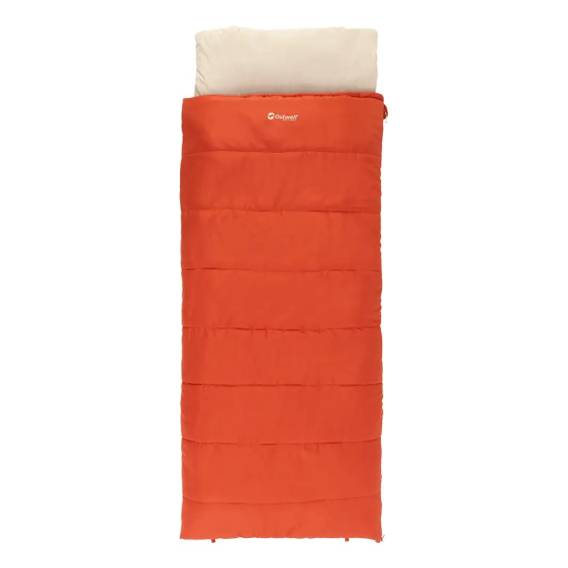 Obrázok pre Outwell Contour Lux Dospělý Hranatý spacák Polyester Červená