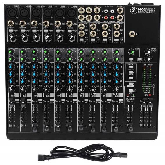 Obrázok pre Mackie 1402VLZ4 14 kanály/kanálů 20 - 50000 Hz Černá