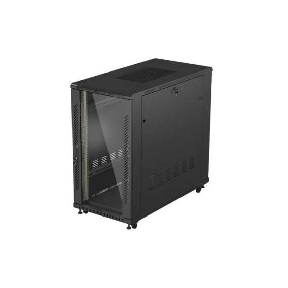 Obrázok pre Lanberg FF01-6222-12B rack 22U Volně stojící rack Černá