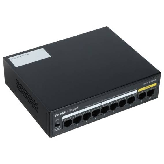 Obrázok pre PoE Switch RG-ES110F-P 8-Port Reyee