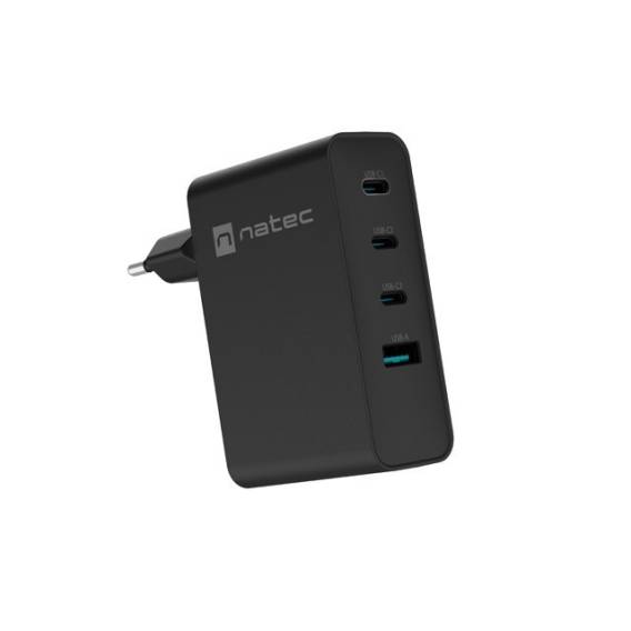 Obrázok pre NATEC NUC-2234 nabíječka na PDA/mobilní telefon Laptop, Chytrý telefon Černá AC Rychlé nabíjení Vnitřní