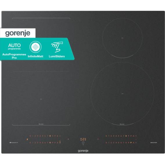 Obrázok pre Gorenje GI6433SRWF Černá Vestavěné 59.5 cm Indukční varná deska se zónami 4 zóna/zón