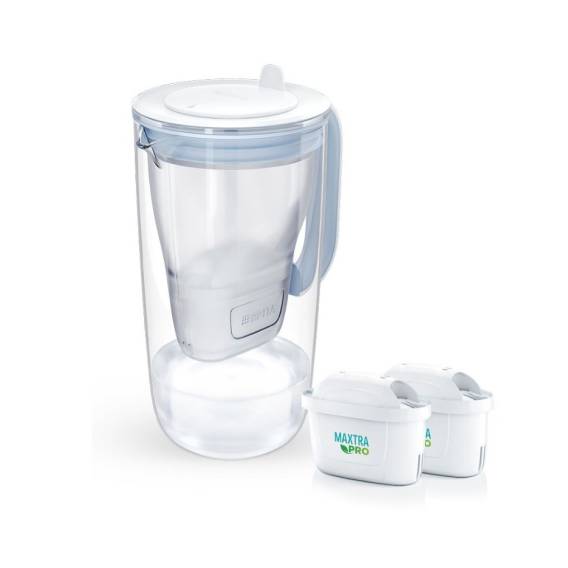 Obrázok pre Filtrační konvice Brita Glass+2 s vložkami MaxtraPro PP (modrá; 2,5 l)