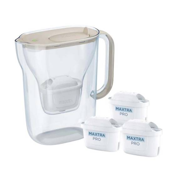 Obrázok pre Filtrační konvice Brita Style Essential + 3 filtrační vložky Maxtra Pro Pure Performance (písková)