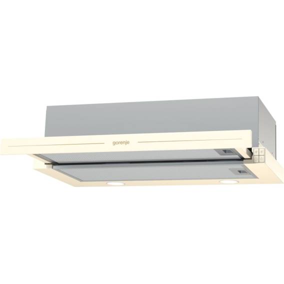 Obrázok pre Gorenje BHP62CLI digestoř Polovestavěný (vytahovací) Slonovinová 435 m³/h