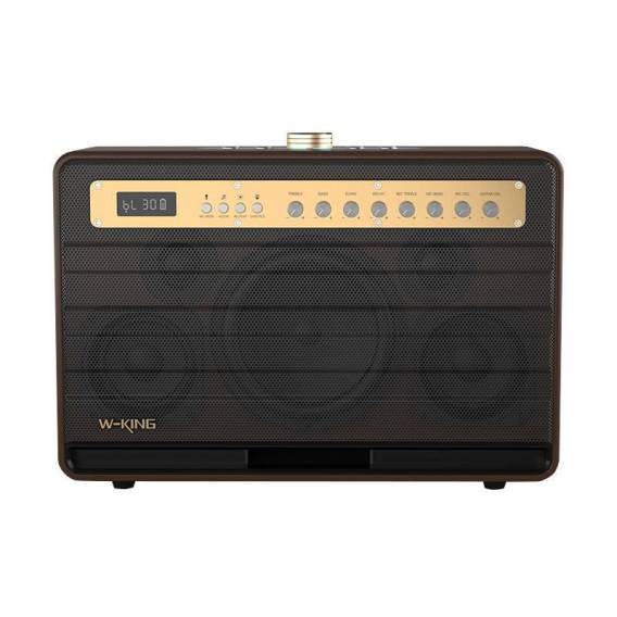 Obrázok pre BEZDRÁTOVÝ REPRODUKTOR W-KING K6L 120W HNĚDÝ