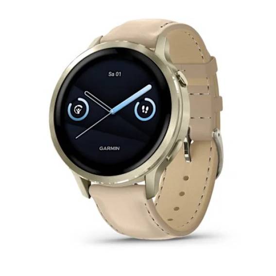 Obrázok pre Garmin Venu 4 3,05 cm (1.2") AMOLED 41 mm Digitální 390 x 390 px Dotyková obrazovka Zlato Wi-Fi GPS