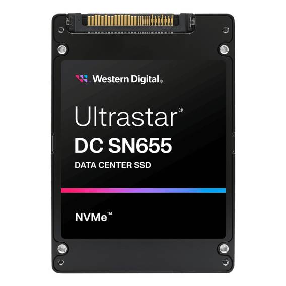 Obrázok pre Western Digital Ultrastar DC SN655 30,7 TB U.3 PCI Express 4.0 NVMe TLC 3D NAND ISE (0TS2509)