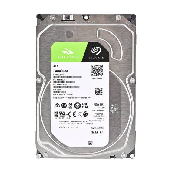 Obrázok pre Seagate Barracuda ST4000DM004 vnitřní pevný disk 4 TB 5400 ot/min 256 MB 3.5" Serial ATA III