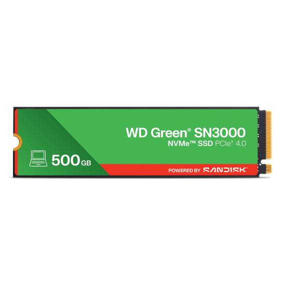 Obrázok pre Western Digital Green WD SN3000 NVMe 500 GB M.2 PCI Express 4.0 QLC 3D NAND
