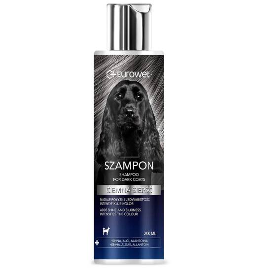 Obrázok pre EUROWET Dark coat - šampon pro psy - 200ml