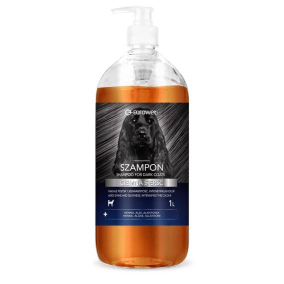 Obrázok pre EUROWET Dark coat - šampon pro psy - 1l
