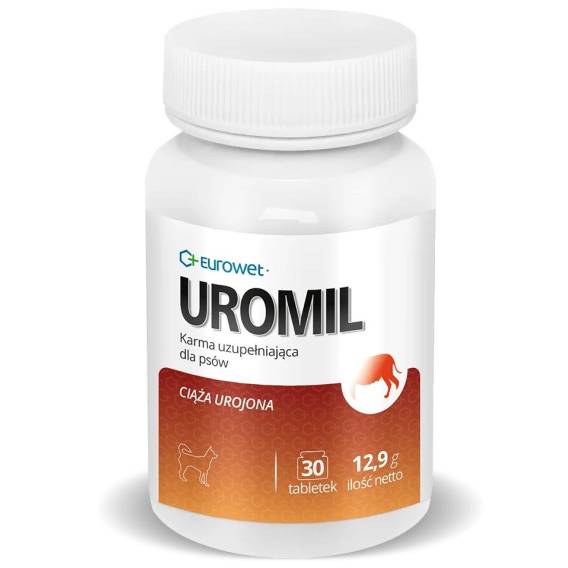 Obrázok pre EUROWET Uromil - doplňky stravy pro psy - 30 tablet