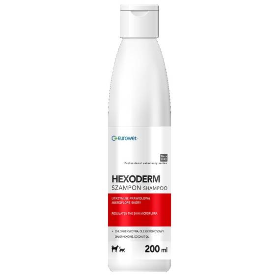 Obrázok pre EUROWET Hexoderm - šampon pro psy a kočky - 200 ml