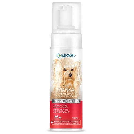 Obrázok pre EUROWET Dry shampoo - šampon pro psy a kočky - 150ml