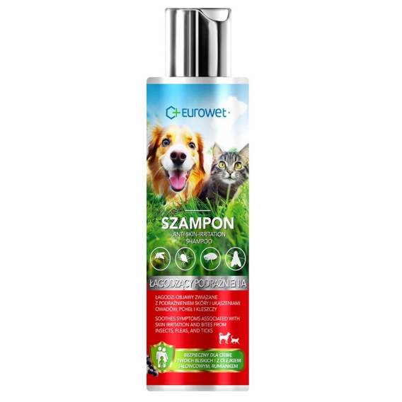 Obrázok pre EUROWET Skin irritation - šampon pro psy a kočky - 200ml