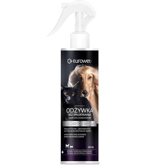 Obrázok pre EUROWET bezoplachový kondicionér - kondicionér pro psy a kočky - 200 ml