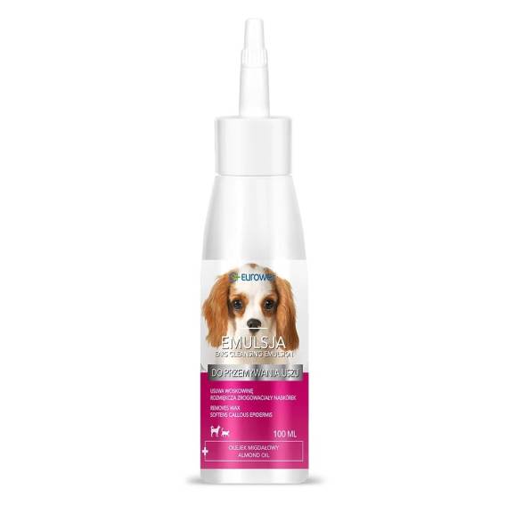 Obrázok pre EUROWET emulze na výplach uší pro psy a kočky - 100 ml
