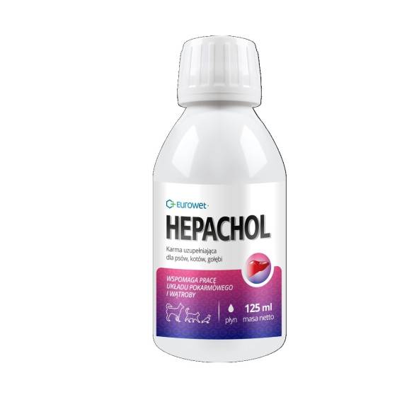 Obrázok pre EUROWET Hepachol - doplňky stravy pro psy a kočky - 125ml