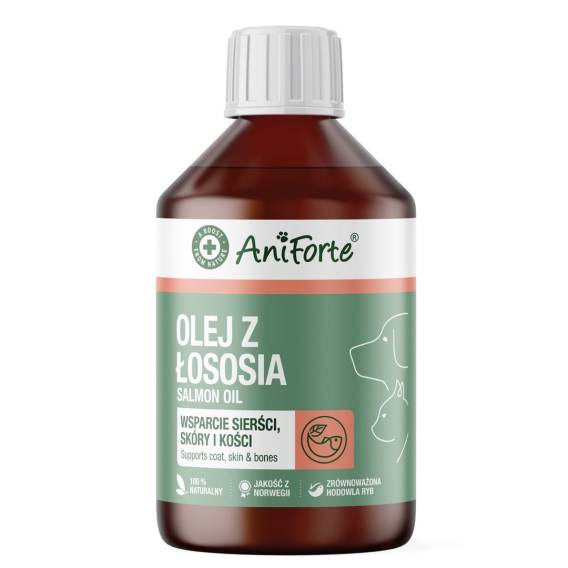 Obrázok pre ANIFORTE Salmon oil - doplňky stravy pro psy a kočky - 250ml