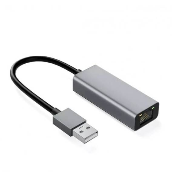 Obrázok pre IBox IAARJ Hliníkový adaptér RJ45 na USB Typ-A 10/100/1000 Mb/s