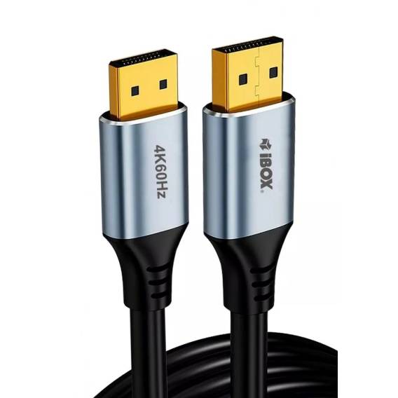 Obrázok pre iBox ITVDP012 Kabel DisplayPort 4K 60Hz zlatý konektor 2 m