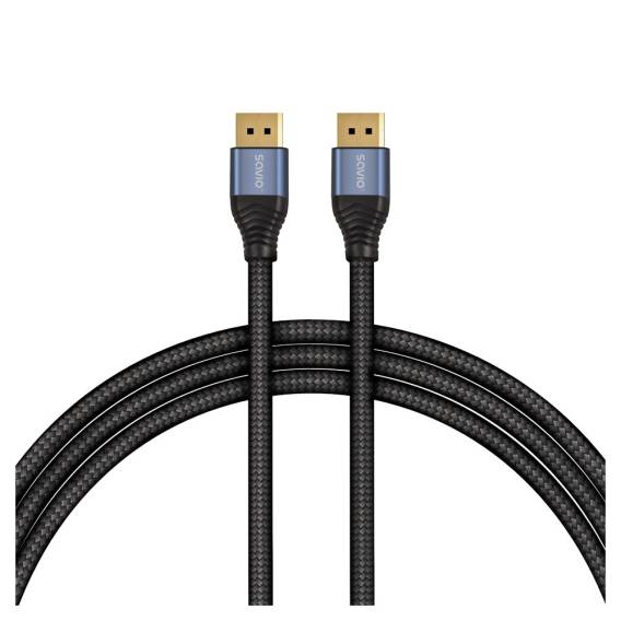 Obrázok pre Savio CL-210 DisplayPort kabel 2 m Černá