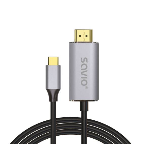 Obrázok pre Savio USB kabel USB 3.2 Gen 2 (3.1 Gen 2) 2 m USB C USB-C/HDMI