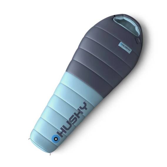 Obrázok pre Spací pytel Husky DRAPE péřový -20 °C, 85 × 220 cm, 1,25 kg, modrý