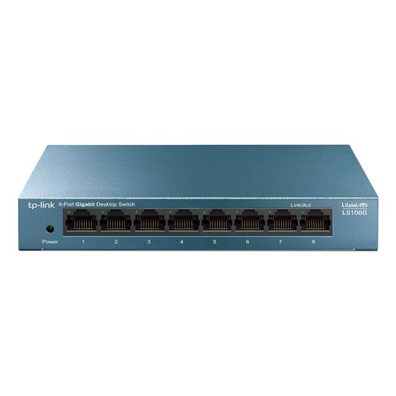 Obrázok pre TP-Link LS108G síťový přepínač Nespravované Gigabit Ethernet (10/100/1000) Modrá