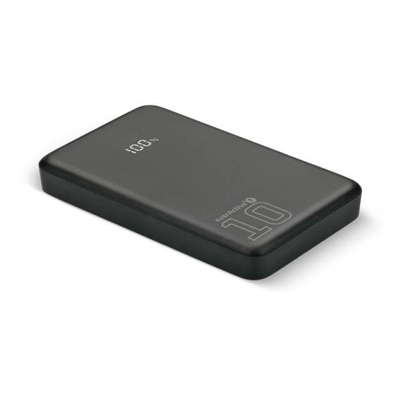Obrázok pre Powerbanka 10 000 mAh, 1× USB, 2× USB-C, 20 W, QC4+, LCD displej, černá
