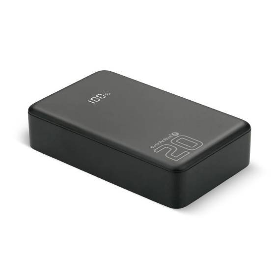 Obrázok pre Powerbanka 20 000 mAh, 1× USB, 2× USB-C, 20 W, QC4+, LCD displej, černá
