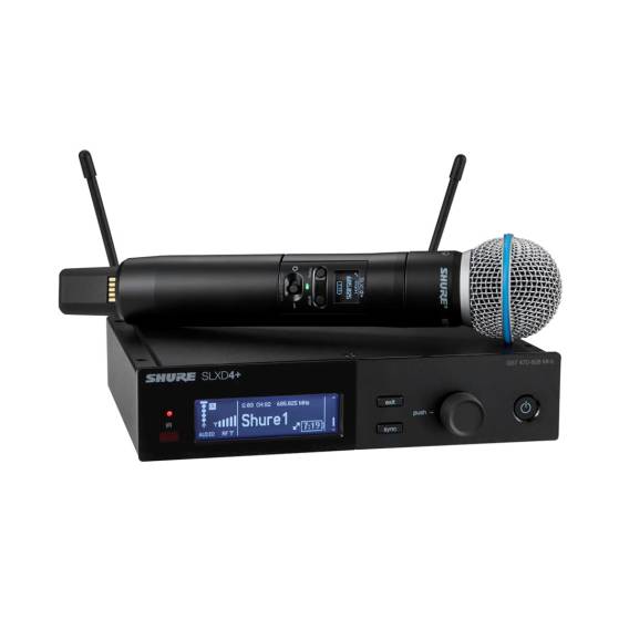 Obrázok pre Shure SLXD24+E/B58-G65 - digitální bezdrátový systém s vysílačem/ručním mikrofonem (470–606 MHz)