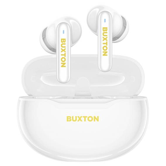 Obrázok pre Buxton BTW 7200 White Tuya - Bezdrátová sluchátka do uší s nabíjecím pouzdrem, bílá