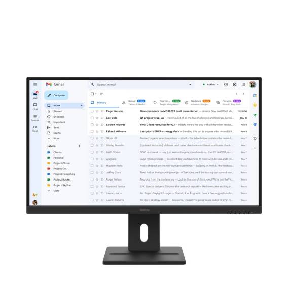 Obrázok pre Lenovo ThinkVision E27-40 počítačový monitor 68,6 cm (27") 1920 x 1080 px Full HD LCD Černá