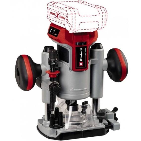 Obrázok pre Einhell TP-RO 18 Set Li BL Černá, Červená, Stříbrná 30000 ot/min