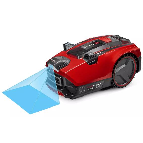 Obrázok pre Einhell Flexo Cam Plus 600 Robotická sekačka na trávu Baterie Černá, Červená, Stříbrná