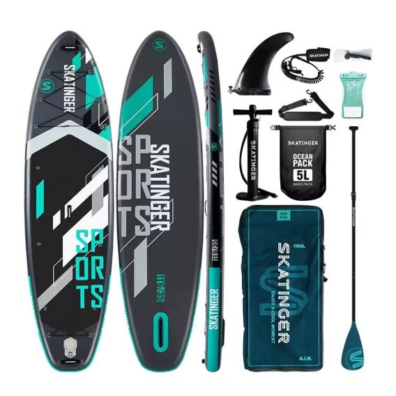 Obrázok pre SUP deska SKATINGER Grey sports 350 x 89 x 15 cm – jóga