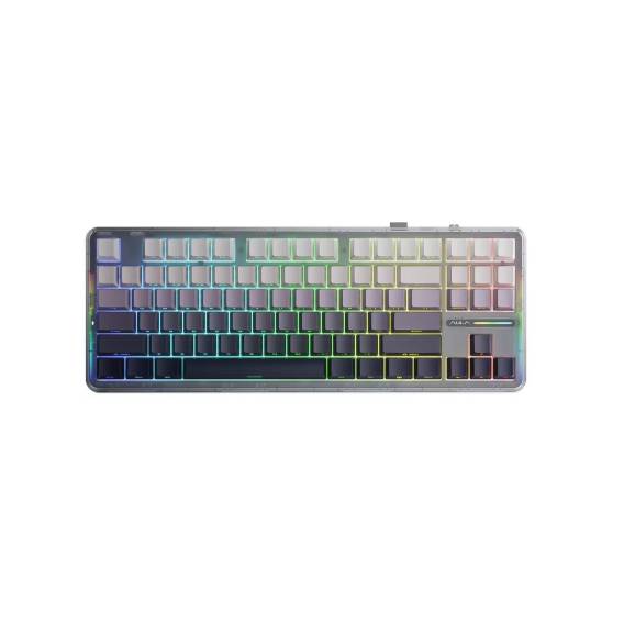 Obrázok pre Klávesnice AULA Gasket F87 Gradient Grey SpaceCrystal RGB