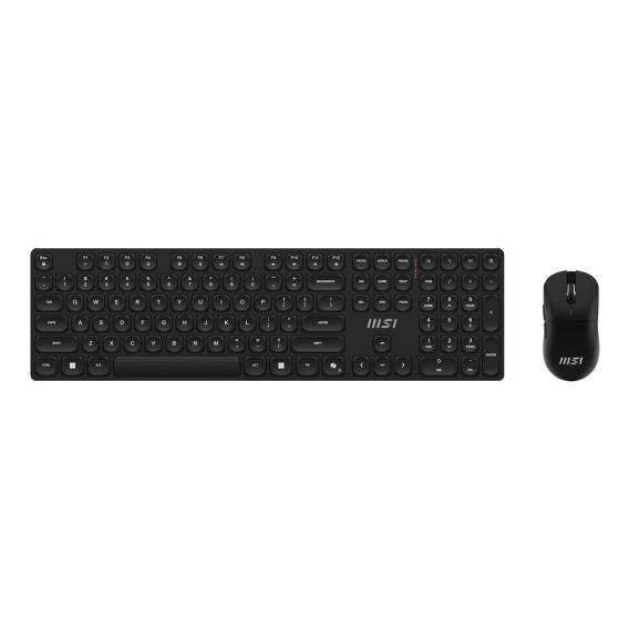 Obrázok pre MSI FORGE K210 WIRELESS COMBO klávesnice Obsahuje myš Domov/kancelář USB QWERTY Americká angličtina Černá